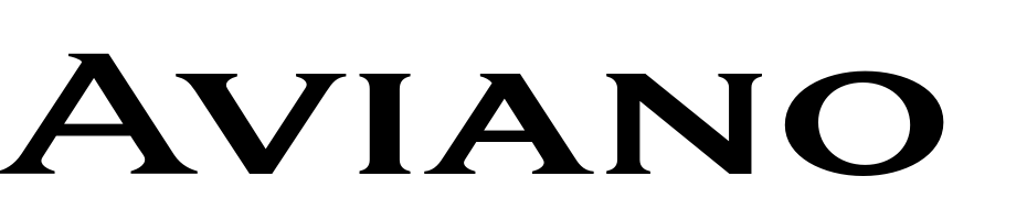 Aviano Serif Black Yazı tipi ücretsiz indir